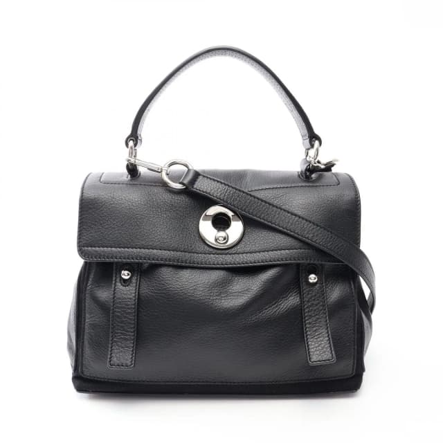 Saint Laurent Handbag Muse Two Mini 2-Way Black Leather Small in Black Leather from The Reluxe, photo 1 of 1