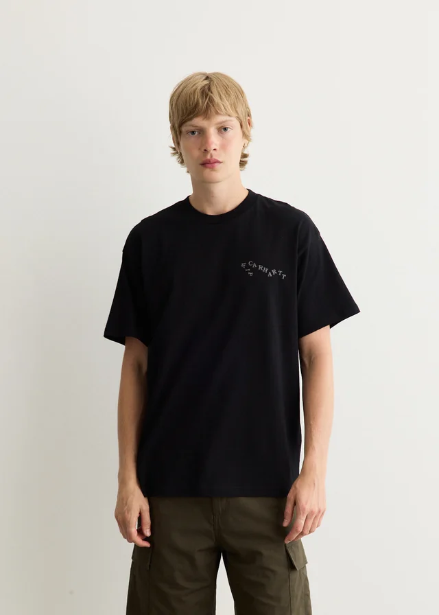 Carhartt WIP Okniceok 01 T-Shirt in Black, image 1 of 1 from Incu