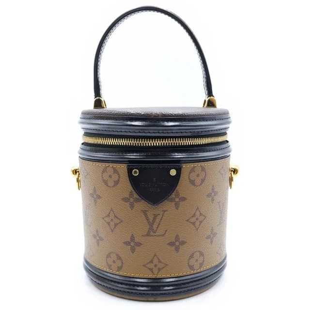 Louis Vuitton Monogram Reverse Cannes 2-Way Shoulder Bag Brown Leather in Brown Leather from The Reluxe, photo 1 of 1