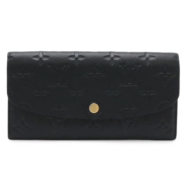 Louis Vuitton Monogram Empreinte Portefeuille Emily Bifold Wallet Noir Black in Black Leather from The Reluxe, photo 1 of 1