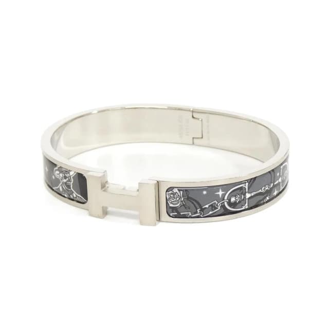 Hermès C'est la Fete Clic H Ash Bracelet from The Reluxe, photo 1 of 1