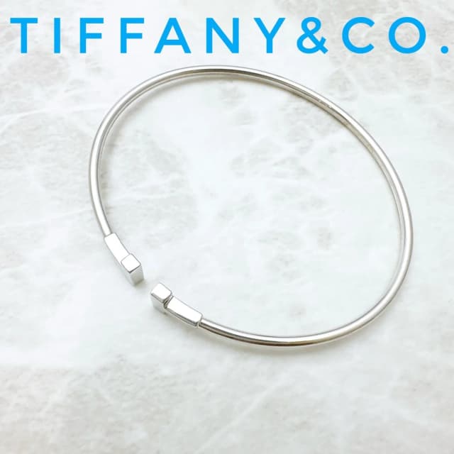Tiffany & Co. T-wire White Gold Bracelet 16 in White from The Reluxe, photo 1 of 1
