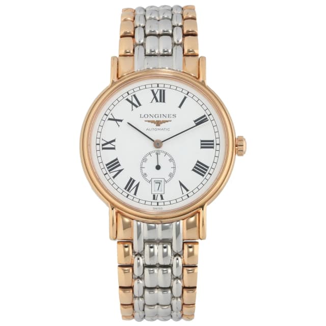 Longines Presence L4.805.1 39mm Bi-Colour Watch from H&T, photo 1 of 1
