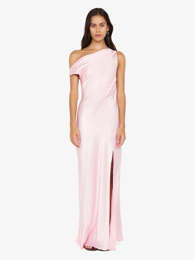 Bec&Bridge SOL ASYM DRESS - POWDER PINK, image 1 of 1 from BEC + BRIDGE