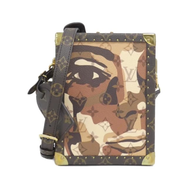 Monogram LV Portrait Vertical Clutch Box in Coated canvas from The Reluxe, photo 1 of 1