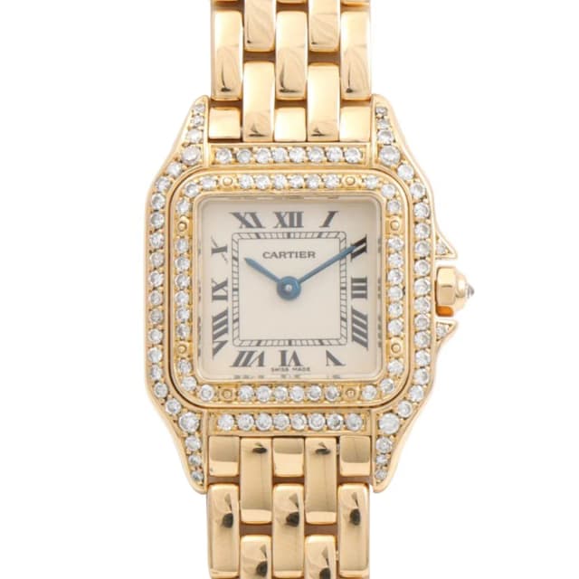 Cartier Panthère SM 23mm WF307B9 Quartz Ivory from VINTAGE QOO TOKYO, photo 1 of 1