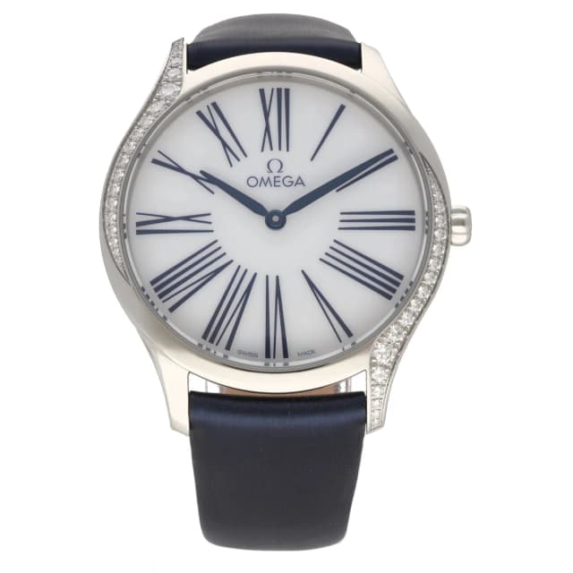 Omega De Ville Tresor 428.17.36.60.04.001 36mm Stainless Steel Watch in Leather from H&T, photo 1 of 1