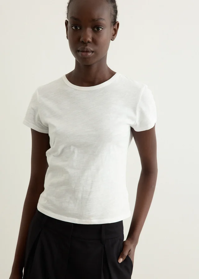 Incu Collection Bijou Baby T-Shirt in WHITE, image 1 of 1 from Incu