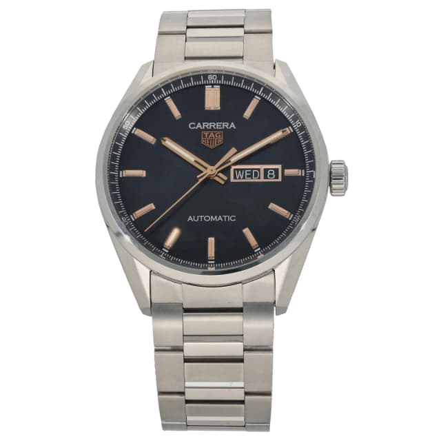 TAG Heuer Carrera WBN2013 41mm Stainless Steel Watch from H&T, photo 1 of 1