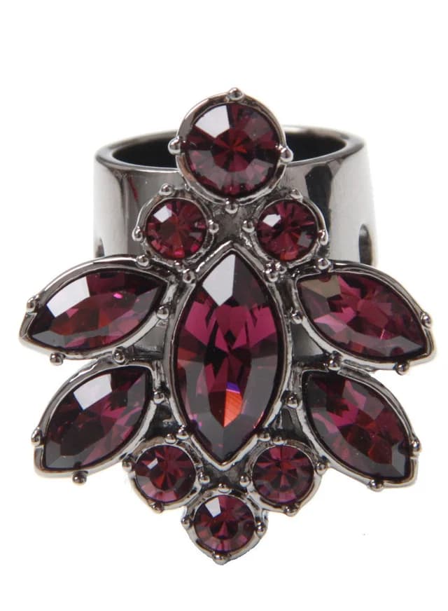 MAWI Crystal Nymph Razor Blade Ring, image 1 of 1 from Cultstatus
