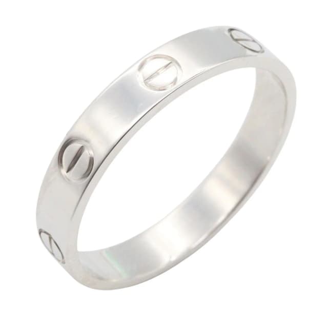 Cartier Ring Mini Love 18K White Gold in White from The Reluxe, photo 1 of 1