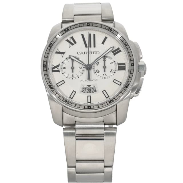 Calibre De Cartier W7100045 42mm Stainless Steel Watch from H&T, photo 1 of 1