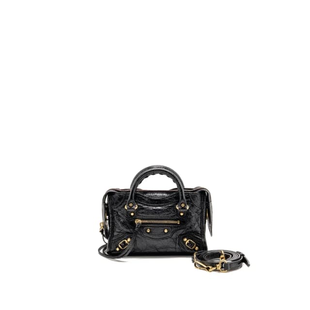 Balenciaga Nano Classic City Bag Arena lambskin Black GHW in Black Lambskin from EMIER, photo 1 of 1