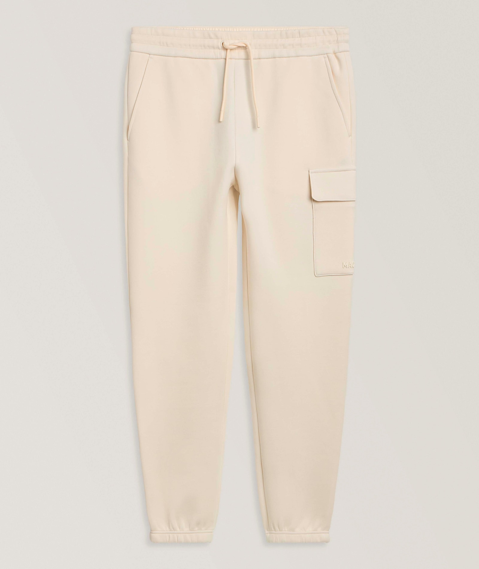 Mackage Marvin-R Double Face Cargo Sweatpants in Beige Cotton & Cotton Blends, image 1 of 1 from Harry Rosen