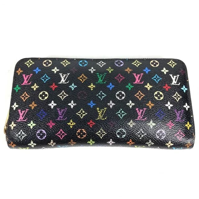Louis Vuitton Wallet Zippy Monogram Multicolor Canvas Noir Black in Black Canvas from The Reluxe, photo 1 of 1