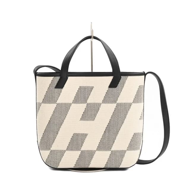 Hermès Tote Bag Black in Black Canvas from The Reluxe, photo 1 of 1