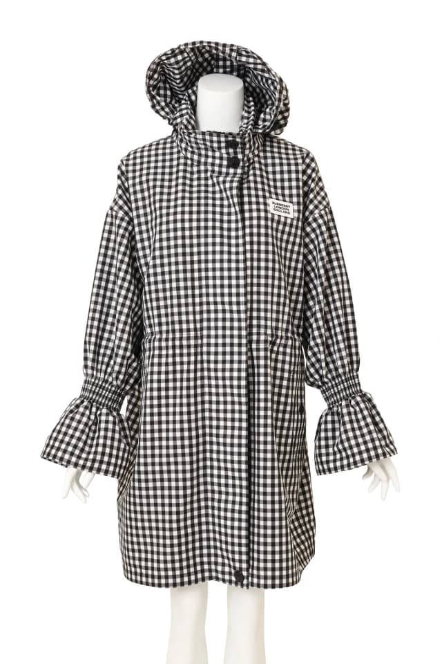 Burberry 2020 S/ Gingham Ruffle Rain Coat from Recess LA, photo 1 of 1