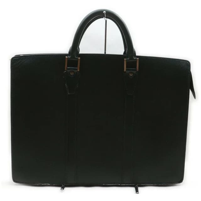 Louis Vuitton Green Taiga Leather Porte Documents Lozan Attache Briefcase in Green Leather from Bagriculture, photo 1 of 1