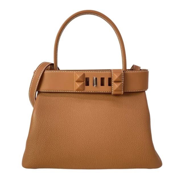 Hermès Handbag Medor Gold Silver in Gold Togo leather from The Reluxe, photo 1 of 1