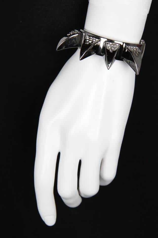 MAWI Crystal Claw Cuff, Hematite, image 1 of 1 from Cultstatus