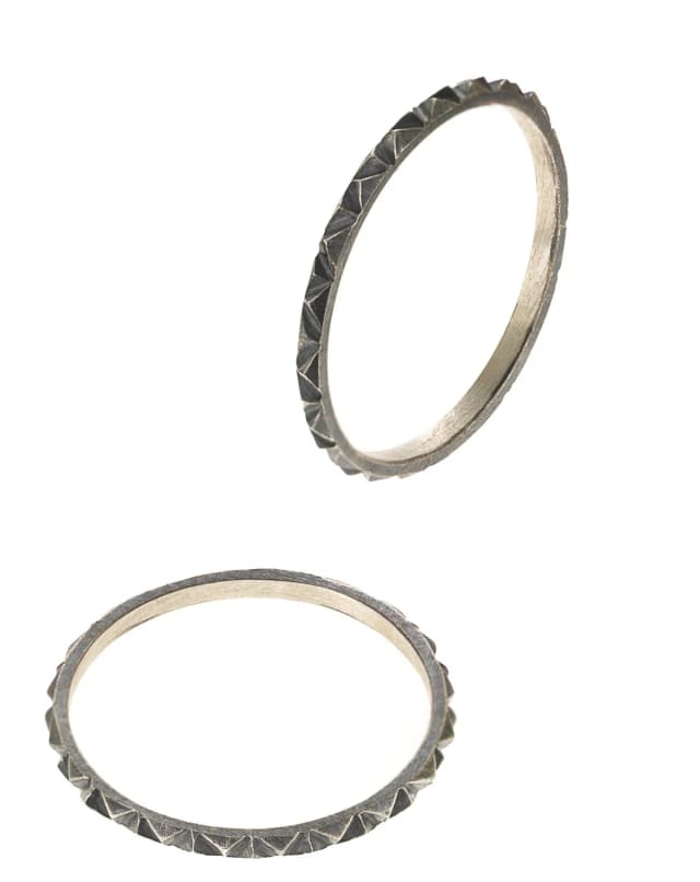 Maria Black Wanda Ring, Oxidized Silver, image 1 of 1 from Cultstatus