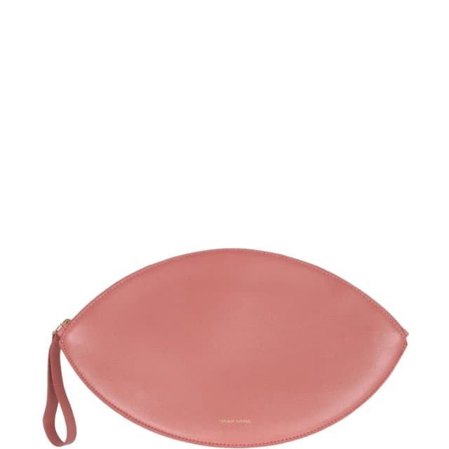 Mansur Gavriel Oval Clutch Lamb, Blush, image 1 of 1 from Cultstatus