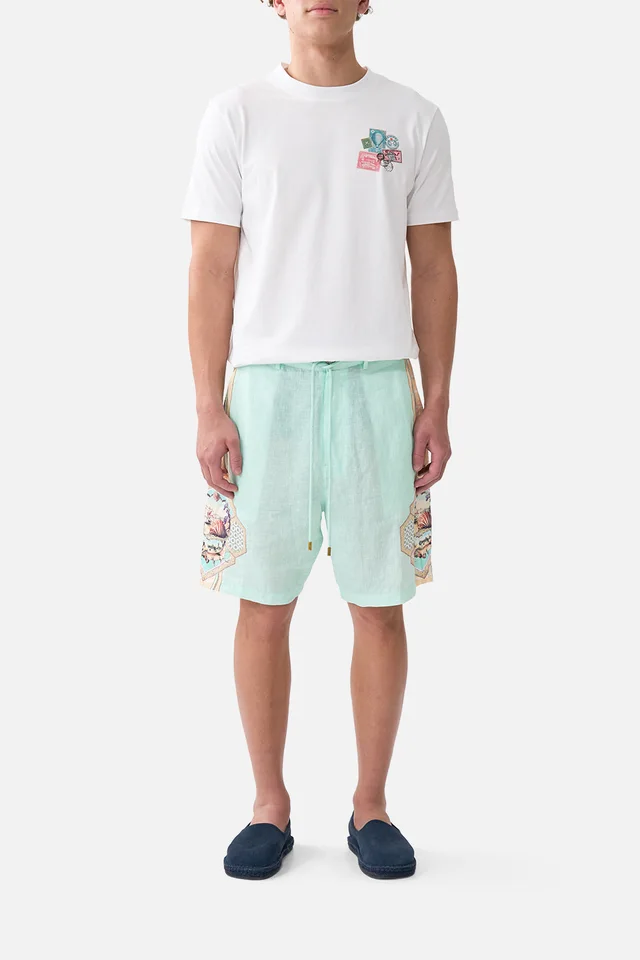 Camilla eBoutique LONG WALK SHORT WITH ELASTIC BACK WITH LOVE FROM TÜRKIYE, image 1 of 1 from CAMILLA