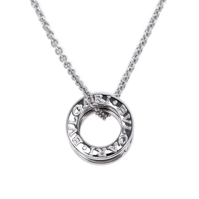 Bvlgari B.Zero1 Necklace 18K White Gold 40 Pendant in White from The Reluxe, photo 1 of 1