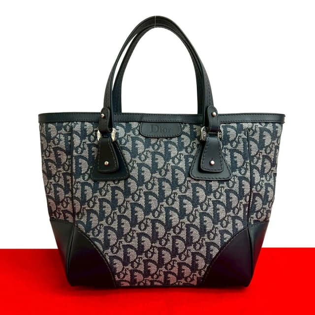 Dior Trotter Pattern CD Logo Canvas Leather in Canvas from The Reluxe, photo 1 of 1