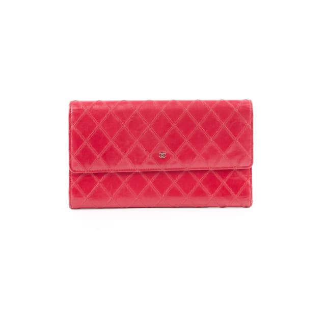 Louis Vuitton Chanel Long Wallet Red in Red Leather from The Purse Affair, photo 1 of 1