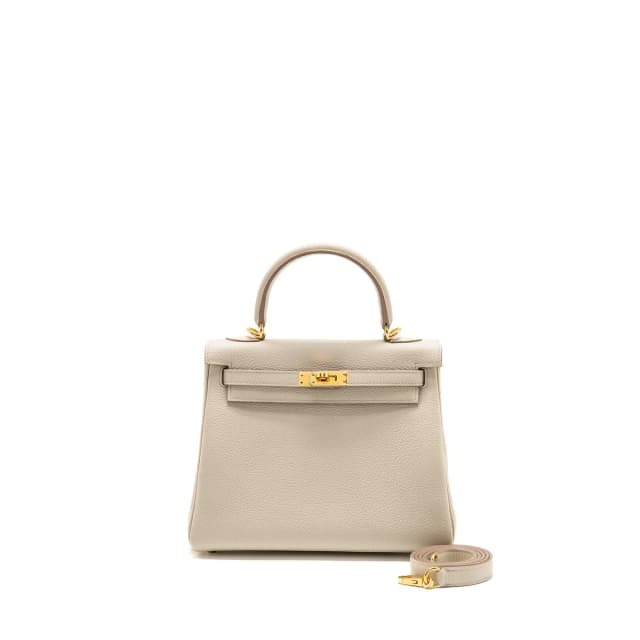 Hermès Kelly 25 Togo 8L Beton GHW Stamp B in Togo leather from EMIER, photo 1 of 1