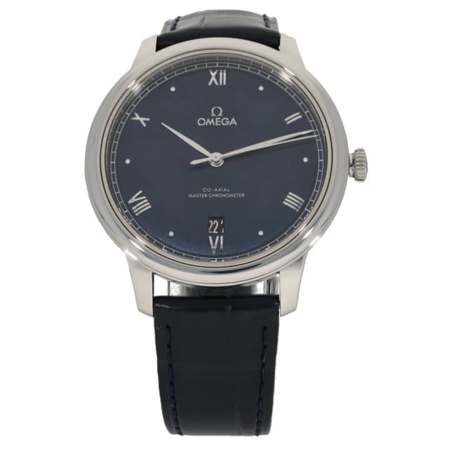 Omega De Ville Prestige 434.13.40.20.03.001 40mm Stainless Steel Watch in Leather from H&T, photo 1 of 1