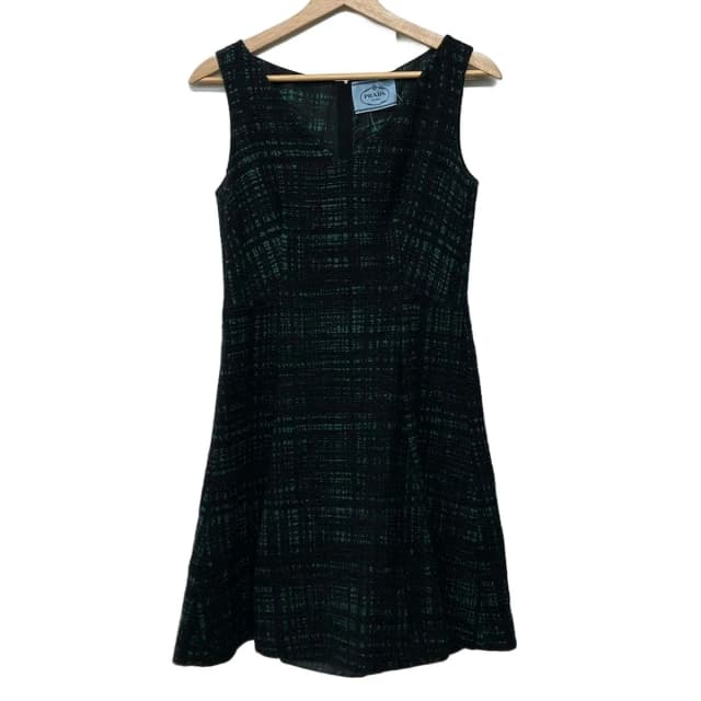 Prada Dress S Black Green 38 in Black from The Reluxe, photo 1 of 1