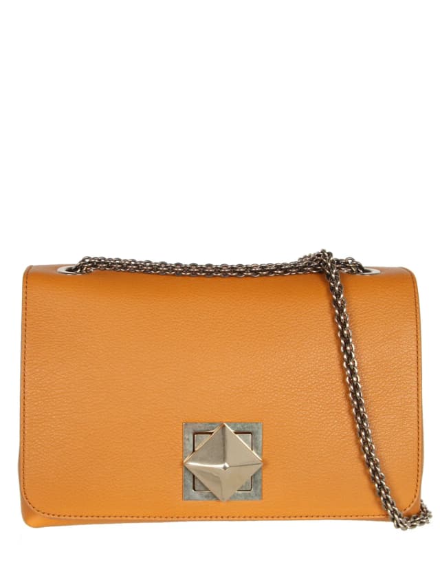 Sonia Rykiel Le Clou Medium Flap Bag, Mustard, image 1 of 1 from Cultstatus