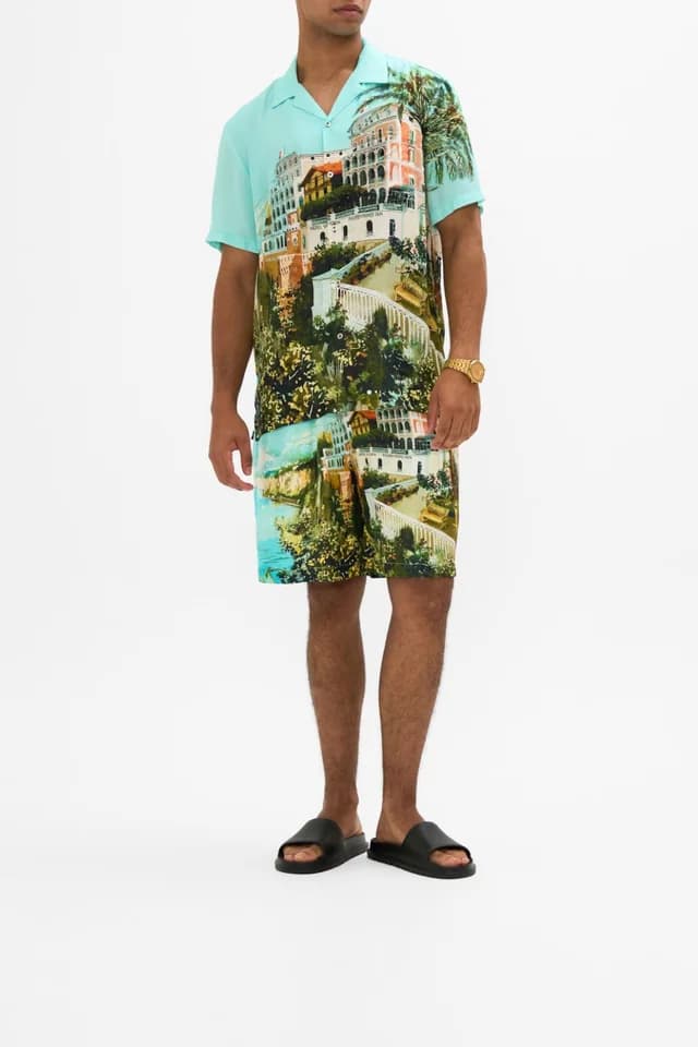 Camilla eBoutique (AU) BAGGY MID LENGTH WALK SHORT FROM SORRENTO WITH LOVE, image 1 of 1 from CAMILLA