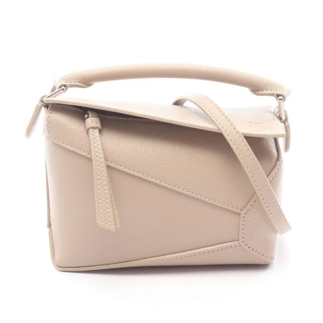 Loewe Puzzle Edge Mini 2-Way Clay Leather Shoulder Bag in Leather from The Reluxe, photo 1 of 1