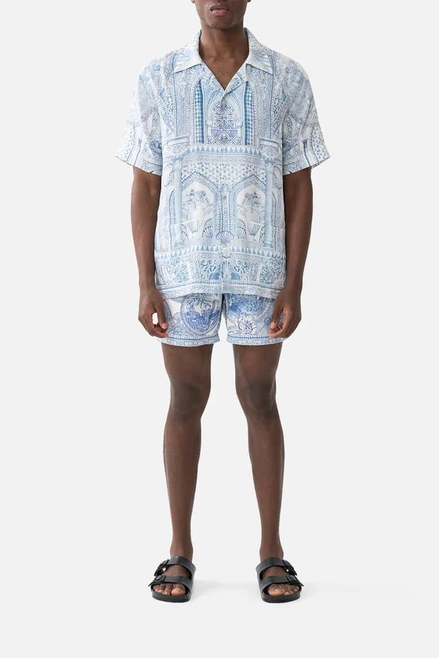 Camilla eBoutique SHORT SLEEVE CABANA SHIRT THE HUM OF THE ALHAMBRA, image 1 of 1 from CAMILLA