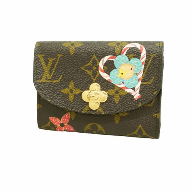 Louis Vuitton Coin Purse Monogram Porte Monnaie Rosalie Candy Red in Red from The Reluxe, photo 1 of 1