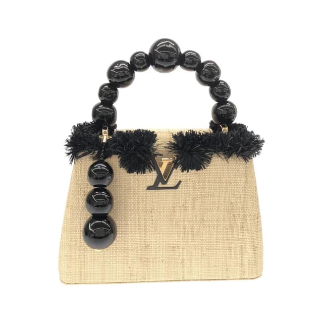 Louis Vuitton Artie Capucines John Michel Othoniel MM Bag in Raffia from The Reluxe, photo 1 of 1
