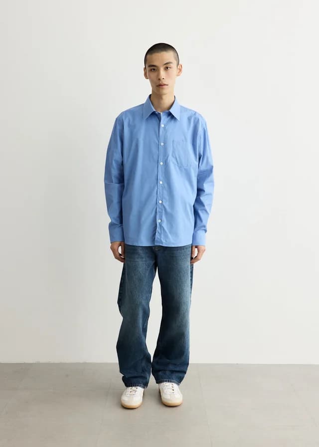 A.P.C. Owen Shirt in IAA BLUE, image 1 of 1 from Incu