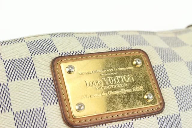 Louis Vuitton Damier Azur Pochette Eva 2way Crossbody Sophie in Canvas from Bagriculture, photo 1 of 1