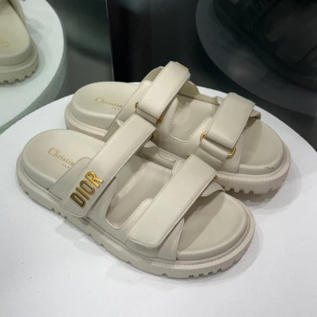 Dior Creme Velcro Sandals Sz 36 from Revivre Luxury Consignment, photo 1 of 1