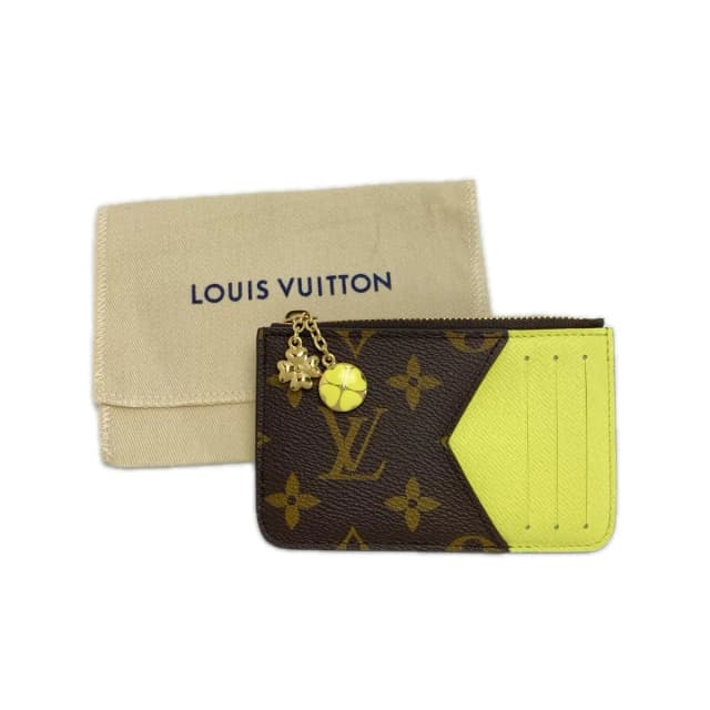 Louis Vuitton Monogram Card Case Romy Yellow Coin Purse in Yellow Coated canvas from The Reluxe, photo 1 of 1