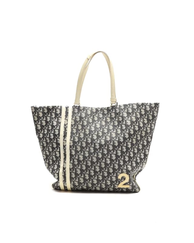 Dior John Galliano Trotter Tote Bag in Canvas from A Retro Tale, photo 1 of 1