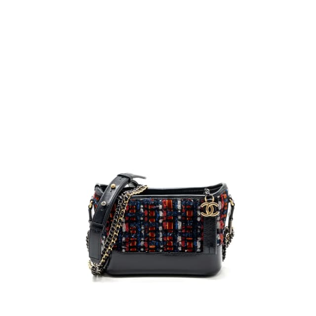 Chanel Small Gabrielle Hobo Bag Tweed/Calfskin Multicolour / Hardware in Calfskin from EMIER, photo 1 of 1