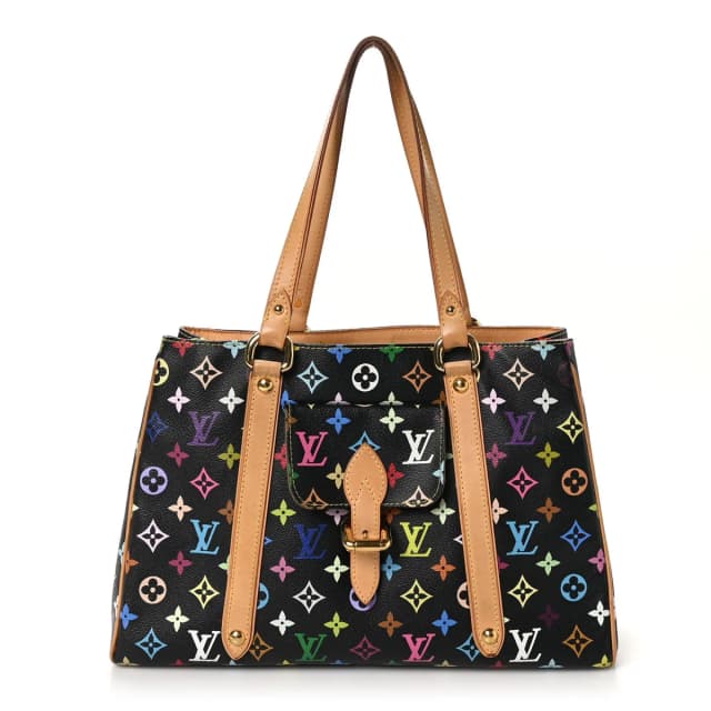 Louis Vuitton Aurelia MM Multicolour Monogram Coated Canvas Bag - Black in Black Coated canvas from H&T, photo 1 of 1