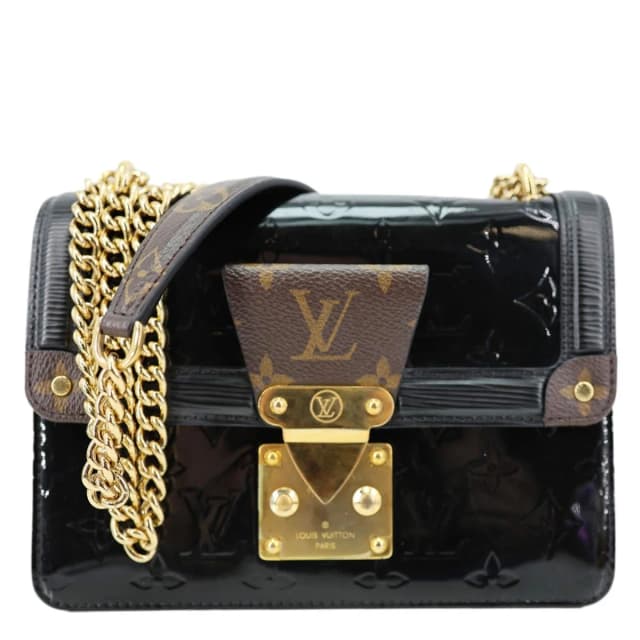 Louis Vuitton Wynwood Monogram Vernis Epi Leather Crossbody Bag Black in Black Leather from Dallas Designer Handbags, photo 1 of 1