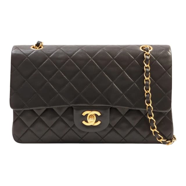 Chanel 1995年頃製 クラシックフラップチェーンバッグ25cm ブラック from VINTAGE QOO TOKYO, photo 1 of 1