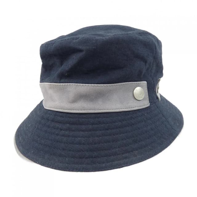 Hermès Hat Leather Navy in Navy Leather from The Reluxe, photo 1 of 1
