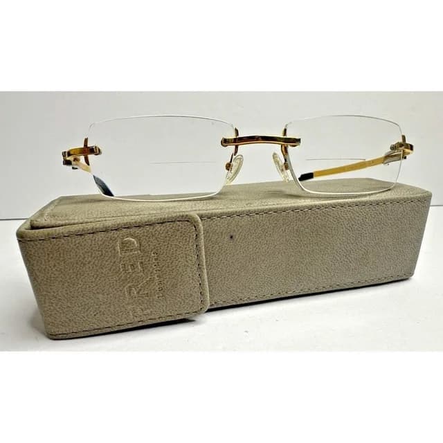 FRED Vintage Aberdeen 006 Platinum-Gold Rimless Eyeglasses Frames Genuine 732518 in gold from Poshmark, photo 1 of 1